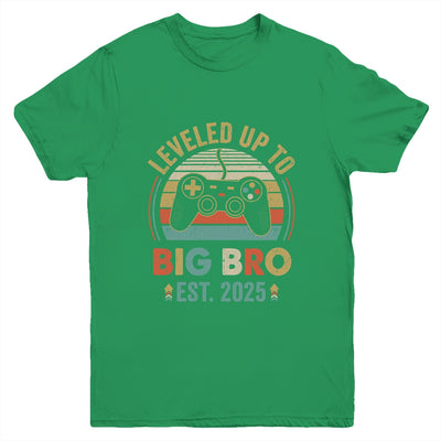 Leveled Up To Big Brother 2025 Video Game Promoted To Brother Youth Shirt | siriusteestore