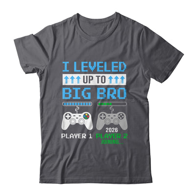 Leveled Up To Big Brother 2026 Funny Video Game Soon To Be Brother Youth Shirt | siriusteestore