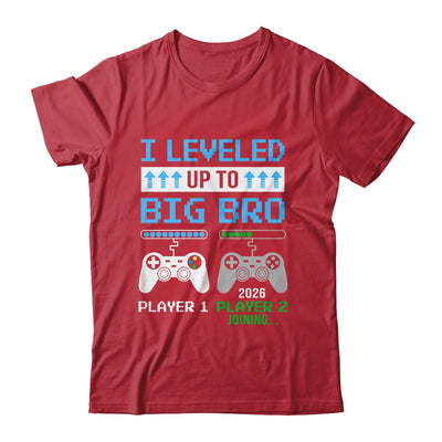 Leveled Up To Big Brother 2026 Funny Video Game Soon To Be Brother Youth Shirt | siriusteestore