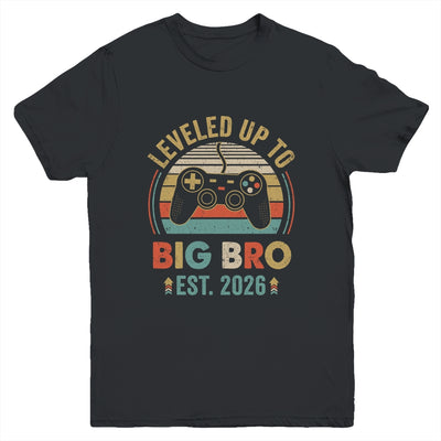 Leveled Up To Big Brother 2026 Video Game Promoted To Brother Youth Shirt | siriusteestore