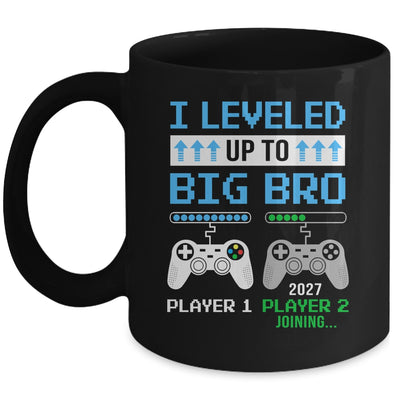 Leveled Up To Big Brother 2027 Funny Video Game Soon To Be Brother Mug | siriusteestore