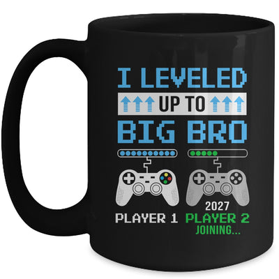 Leveled Up To Big Brother 2027 Funny Video Game Soon To Be Brother Mug | siriusteestore