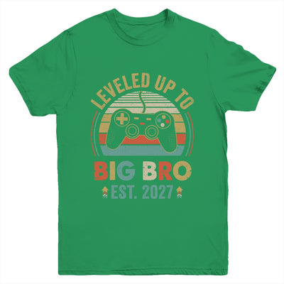 Leveled Up To Big Brother 2027 Video Game Promoted To Brother Youth Shirt | siriusteestore
