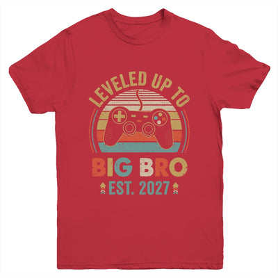 Leveled Up To Big Brother 2027 Video Game Promoted To Brother Youth Shirt | siriusteestore