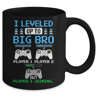 Leveled Up To Big Brother Again Big Brother Est 2027 Kids Mug | siriusteestore