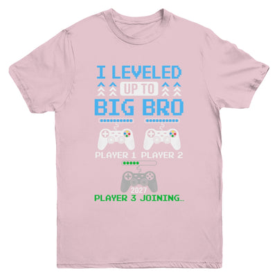 Leveled Up To Big Brother Again Big Brother Est 2027 Kids Youth Shirt | siriusteestore