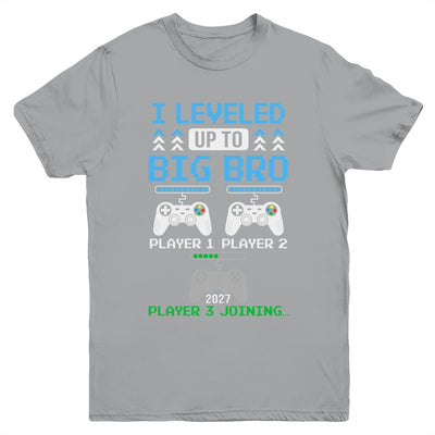 Leveled Up To Big Brother Again Big Brother Est 2027 Kids Youth Shirt | siriusteestore