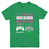 Leveled Up To Big Cousin 2025 Funny Video Game Soon To Be Cousin Youth Shirt | siriusteestore