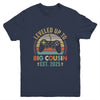 Leveled Up To Big Cousin 2025 Video Game Promoted To Cousin Youth Shirt | siriusteestore