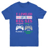 Leveled Up To Big Sister 2025 Funny Video Game Soon To Be Sister Youth Shirt | siriusteestore