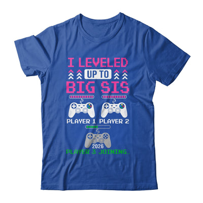 Leveled Up To Big Sister Again Big Sister Est 2026 Kids Youth Shirt | siriusteestore