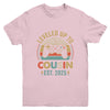 Leveled Up To Cousin 2025 Video Game Promoted To Cousin Youth Shirt | siriusteestore