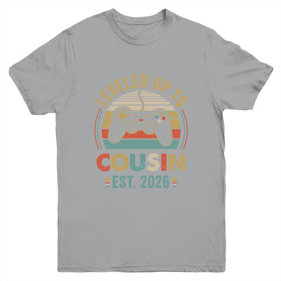 Leveled Up To Cousin 2026 Video Game Promoted To Cousin Youth Shirt | siriusteestore
