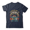 Leveled Up To Daddy 2025 Video Game Promoted To Daddy Shirt & Hoodie | siriusteestore