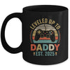Leveled Up To Daddy 2025 Video Game Promoted To Daddy Mug | siriusteestore