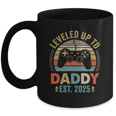 Leveled Up To Daddy 2025 Video Game Promoted To Daddy Mug | siriusteestore