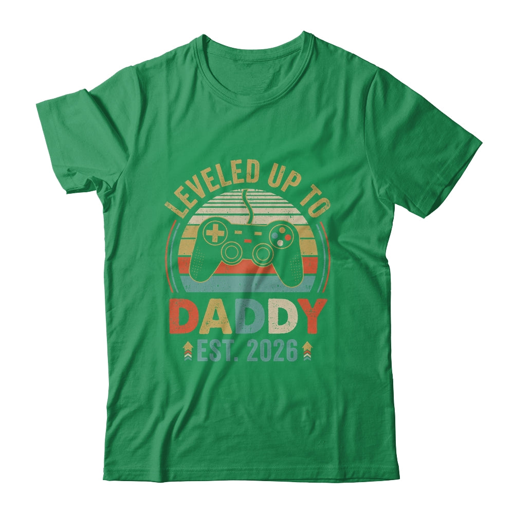 Leveled Up To Daddy 2026 Video Game Promoted To Daddy Shirt & Hoodie | siriusteestore
