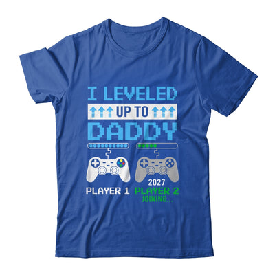 Leveled Up To Daddy 2027 Funny Video Game Soon To Be Daddy Shirt & Hoodie | siriusteestore
