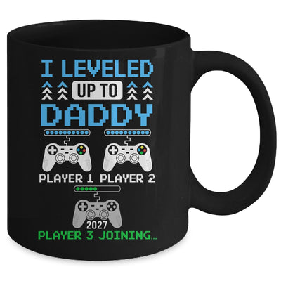 Leveled Up To Daddy Again Funny Funny Gamer Dad Est 2027 Mug | siriusteestore