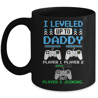 Leveled Up To Daddy Again Funny Funny Gamer Dad Est 2027 Mug | siriusteestore