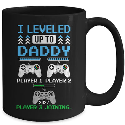 Leveled Up To Daddy Again Funny Funny Gamer Dad Est 2027 Mug | siriusteestore