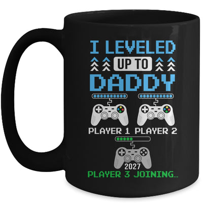 Leveled Up To Daddy Again Funny Funny Gamer Dad Est 2027 Mug | siriusteestore