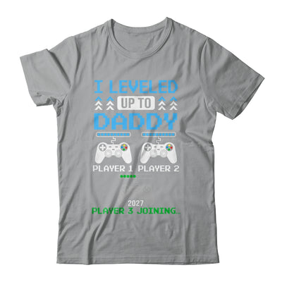 Leveled Up To Daddy Again Funny Funny Gamer Dad Est 2027 Shirt & Hoodie | siriusteestore
