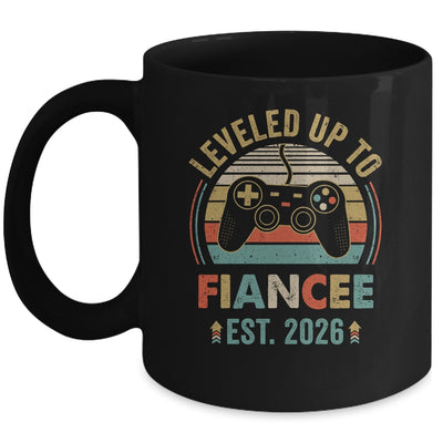 Leveled Up To Fiancee 2026 Newly Engaged Matching Gamer Mug | siriusteestore