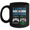 Leveled Up To Godfather 2025 Funny Video Game Soon To Be Godfather Mug | siriusteestore