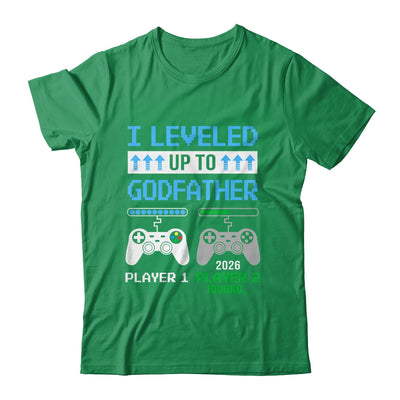 Leveled Up To Godfather 2026 Funny Video Game Soon To Be Godfather Shirt & Hoodie | siriusteestore