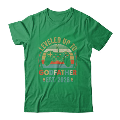 Leveled Up To Godfather 2026 Video Game Soon To Be Godfather Shirt & Hoodie | siriusteestore