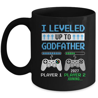 Leveled Up To Godfather 2027 Funny Video Game Soon To Be Godfather Mug | siriusteestore
