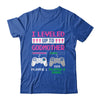 Leveled Up To Godmother 2025 Funny Video Game Soon To Be Godmother Shirt & Tank Top | siriusteestore