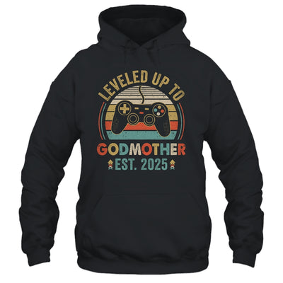 Leveled Up To Godmother 2025 Video Game Soon To Be Godmother Shirt & Tank Top | siriusteestore