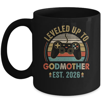 Leveled Up To Godmother 2026 Video Game Soon To Be Godmother Mug | siriusteestore