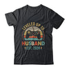 Leveled Up To Husband 2024 Video Game Funny Married Gamer Shirt & Hoodie | siriusteestore