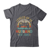 Leveled Up To Husband 2025 Video Game Funny Married Gamer Shirt & Hoodie | siriusteestore
