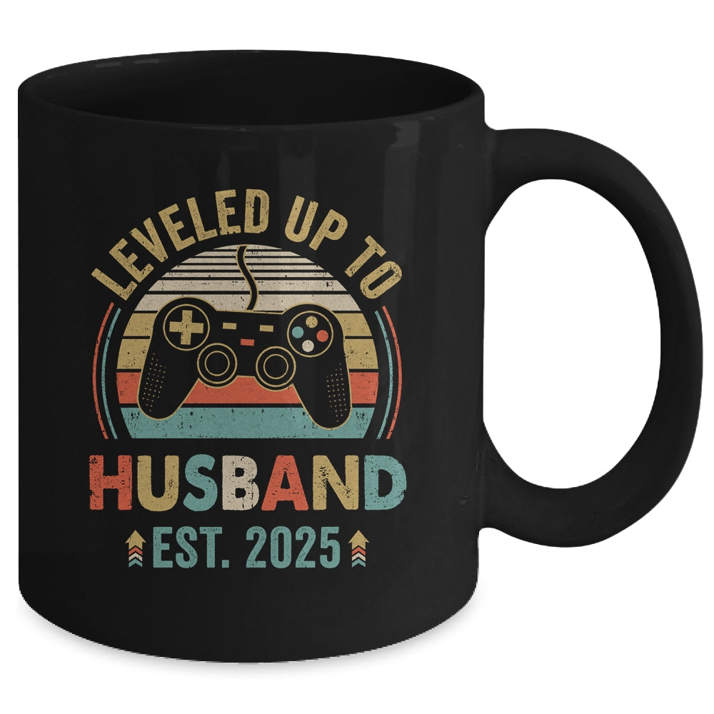 Leveled Up To Husband 2025 Video Game Funny Married Gamer Mug | siriusteestore