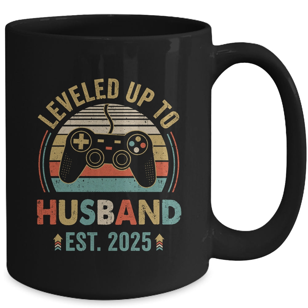 Leveled Up To Husband 2025 Video Game Funny Married Gamer Mug | siriusteestore