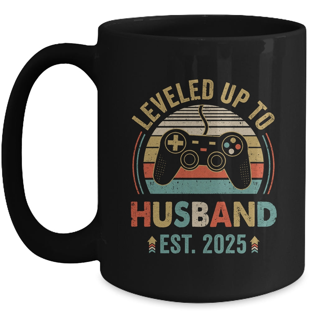Leveled Up To Husband 2025 Video Game Funny Married Gamer Mug | siriusteestore