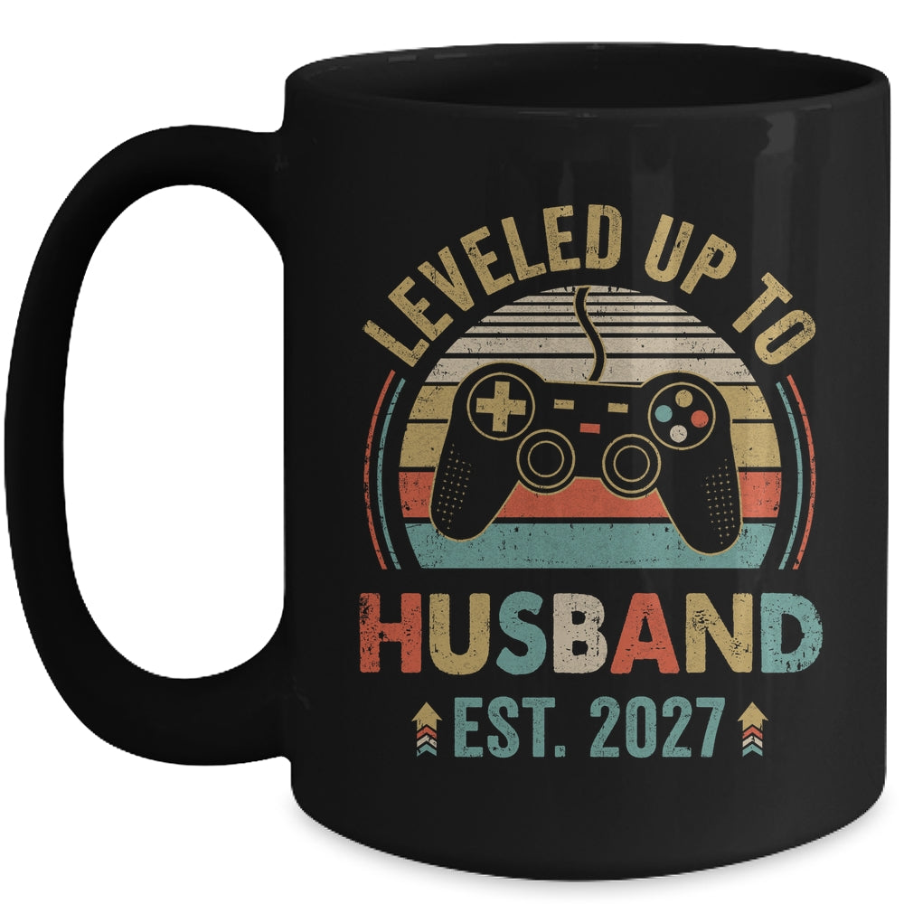 Leveled Up To Husband 2027 Video Game Funny Married Gamer Mug | siriusteestore