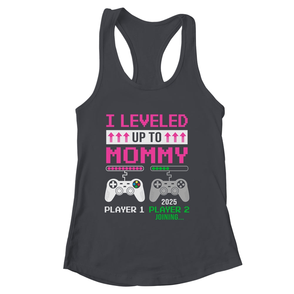 Leveled Up To Mommy 2025 Funny Video Game Soon To Be Mommy Shirt & Tank Top | siriusteestore