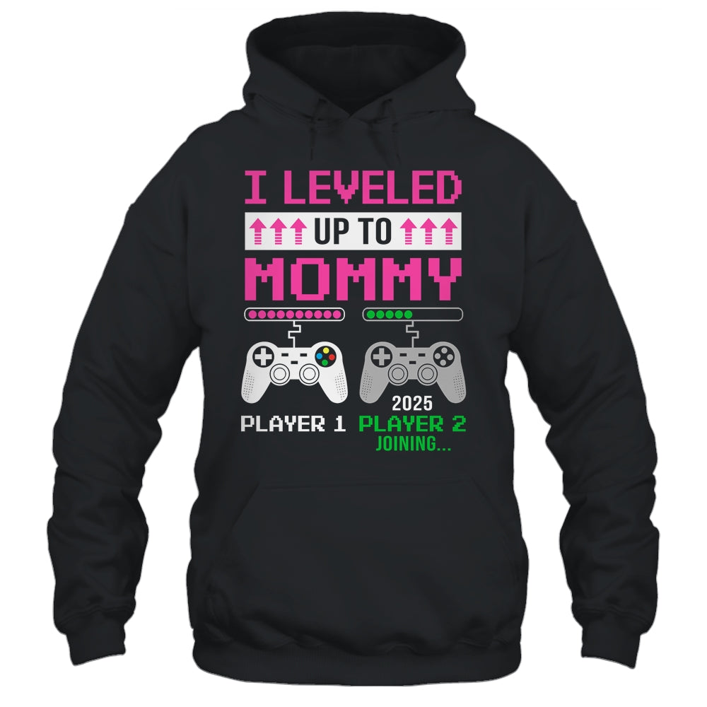 Leveled Up To Mommy 2025 Funny Video Game Soon To Be Mommy Shirt & Tank Top | siriusteestore
