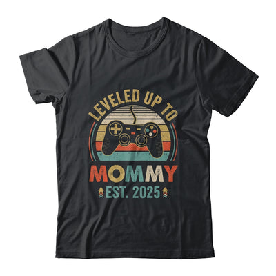 Leveled Up To Mommy 2025 Video Game Promoted To Mommy Shirt & Tank Top | siriusteestore