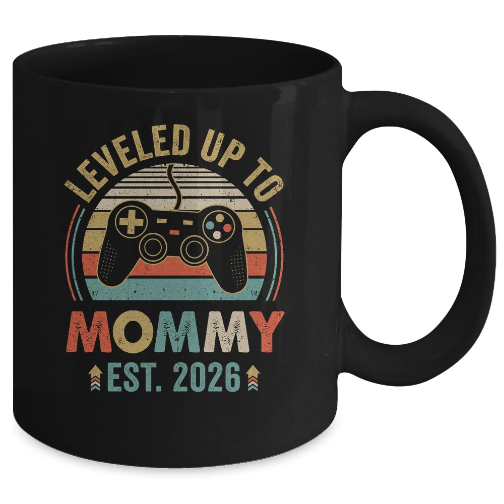 Leveled Up To Mommy 2026 Video Game Promoted To Mommy Mug | siriusteestore