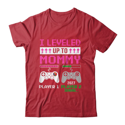 Leveled Up To Mommy 2027 Funny Video Game Soon To Be Mommy Shirt & Hoodie | siriusteestore