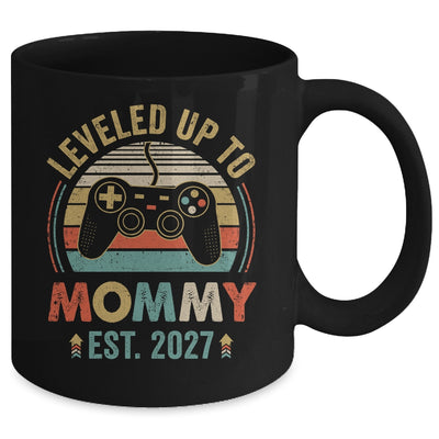 Leveled Up To Mommy 2027 Video Game Promoted To Mommy Mug | siriusteestore