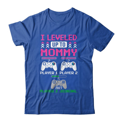 Leveled Up To Mommy Again Funny Funny Gamer Mom Est 2027 Shirt & Hoodie | siriusteestore