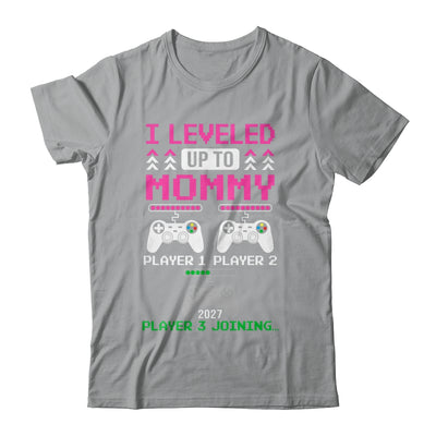 Leveled Up To Mommy Again Funny Funny Gamer Mom Est 2027 Shirt & Hoodie | siriusteestore