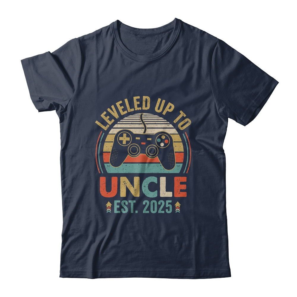 Leveled Up To Uncle 2025 Video Game Promoted To Uncle Shirt & Hoodie | siriusteestore